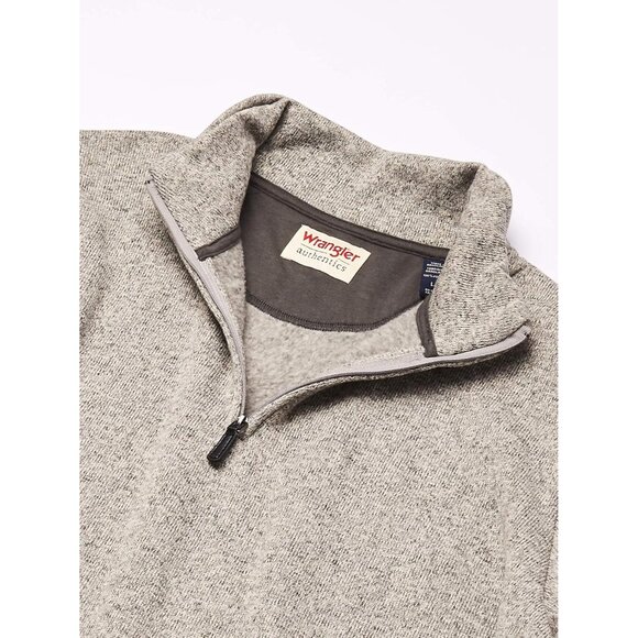 mens Long Sleeve Fleece Quarter-zip - Picture 6 of 11